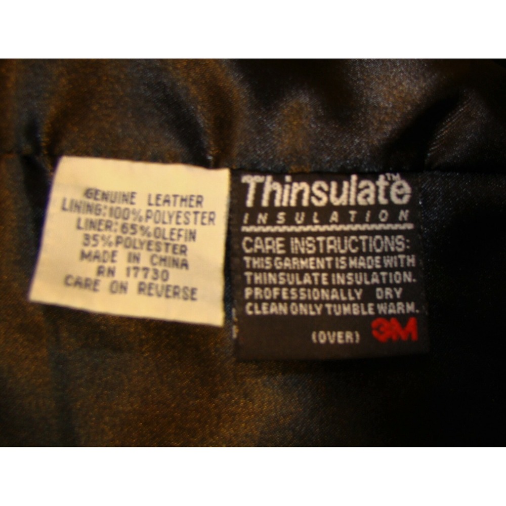 FIELD GEAR WOMENS BLACK LEATHER JACKET COAT REMOVABLE LINING SIZE XL      BC - Picture 8 of 9